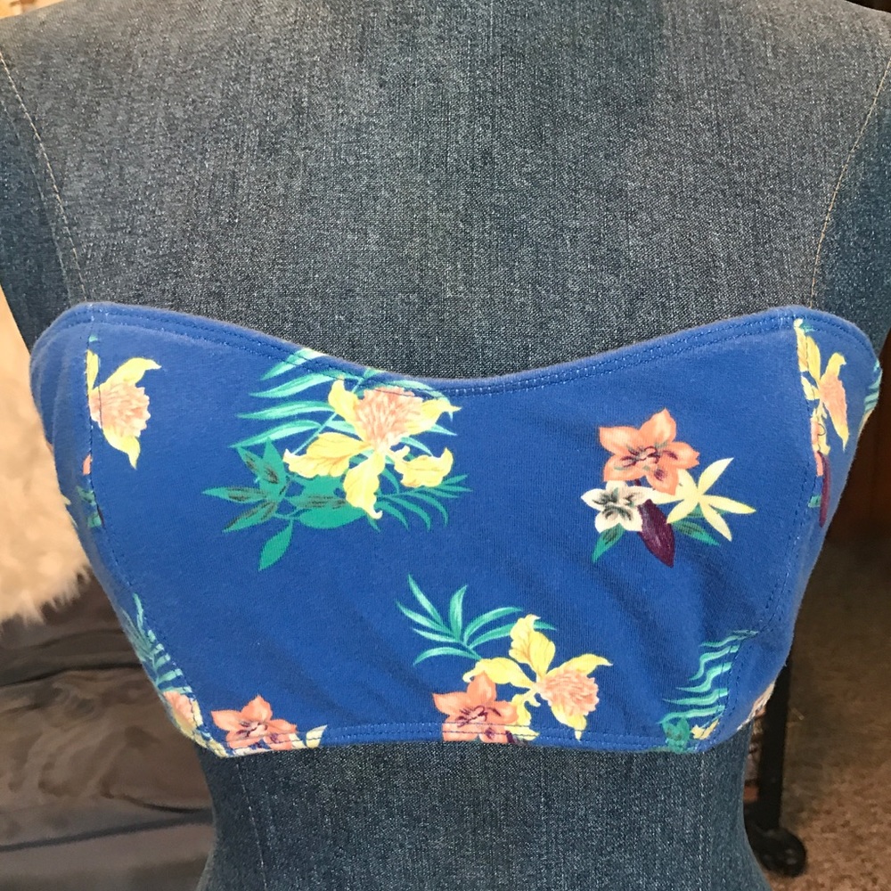 Tropical Floral Bandeau
